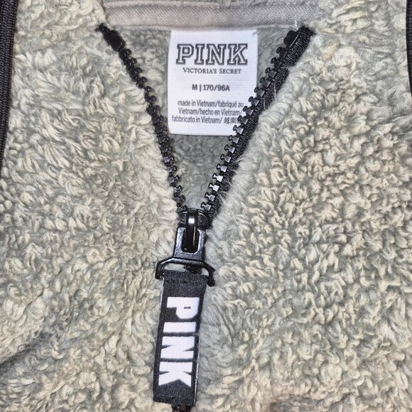 PINK by Victoria's Secret Hooded jacket, zippered bust, pouch pockets, size Med. - Picture 16 of 16